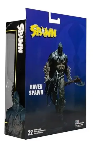 Action Figure McFarlane Toys Raven Spawn 22 Pontos de Articulação