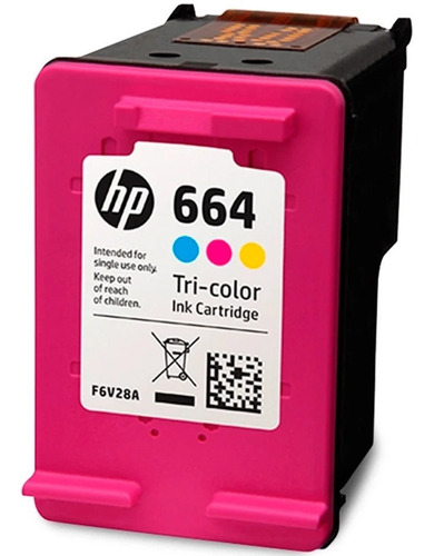 Imagen 2 de 5 de Combo Cartuchos Hp 664 Originales Negro Y Color + Resma A4