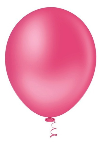 50 Unidades - Pequeno Tamanho 5 - Balão - Bexiga Rosa Pink