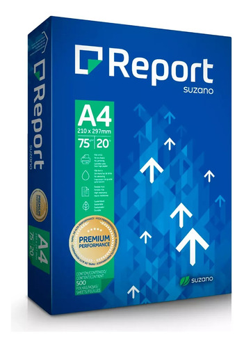 Papel Report A4 X 500 75g Premium