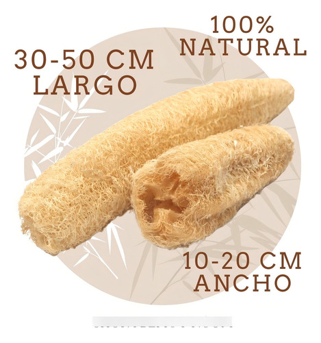 Esponja Zacate Exfoliante Natural Loofah Color Biodegradable