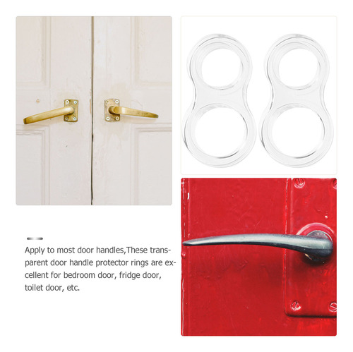 Anillo Protector De Pared Para Tope De Puerta, Parachoques,