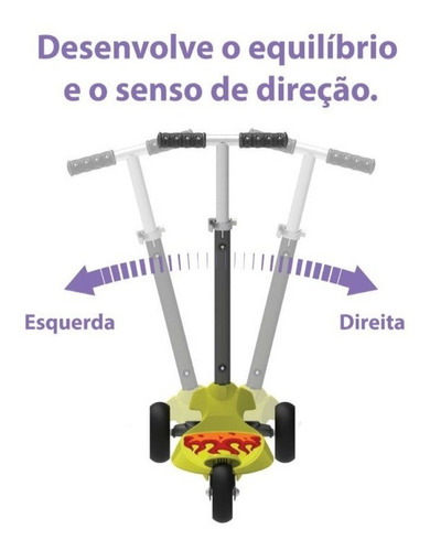 Imagem 4 de 6 de Patinete 3 Rodas Skatenet Plus Bandeirante