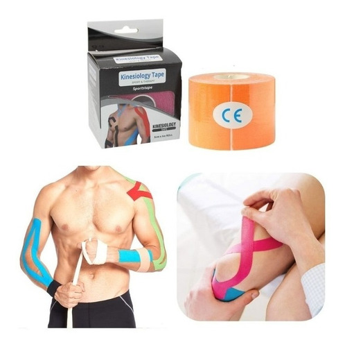 Cinta Tape Kinesiológico Muscular Deportiva Terapia