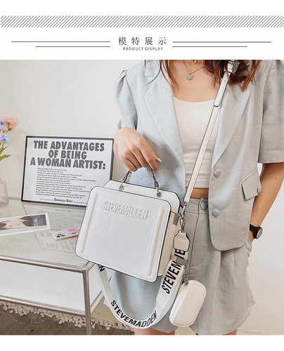 Moda Color Sólido Tote Bag Una Bolsa De Hombro