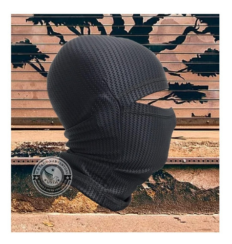 Imagem 2 de 6 de Balaclava Máscara Tática Malha Térmica Proteção Uv50+ Gta