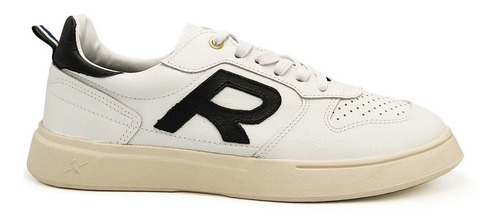 Tênis Reserva Rsv Type-r Masculin Couro Branco Preto Vintage