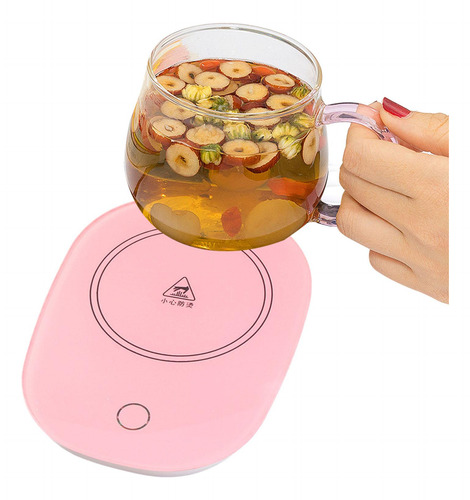 2 Posavasos Calentador De Café Para Té Con Leche, Rosa