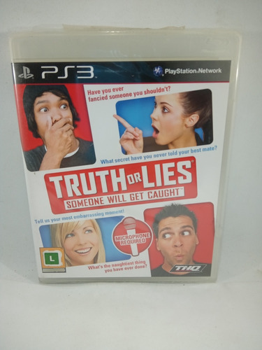 Jogo Ps3 Playstation 3 Truth Or Lies Lacrado 