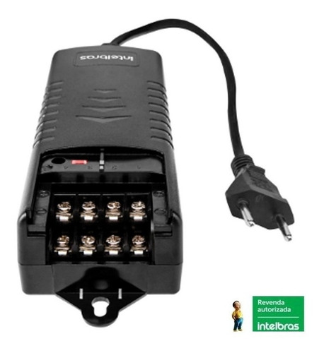 Imagem 1 de 5 de Ef 1203+ Fonte De Alimentação Bivolt 12,8v 3a Intelbras