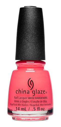 Esmalte De Uñas China Glaze Sun Set The Mood Coral Neón 14ml