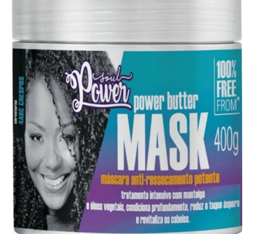 Máscara Anti-ressecamento Potent Soul Power Butter Mask 400g