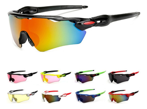 Gafas Lentes Anteojos De Sol Ciclista Running Deporte