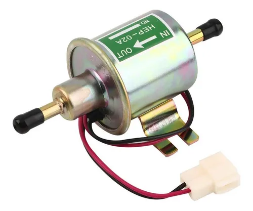 de Rich Car/® resistente bomba de aceite para calefacci/ón de 12 V metal Bomba de combustible universal de baja presi/ón tornillo fijo cable en l/ínea HEP-02A el/éctrica
