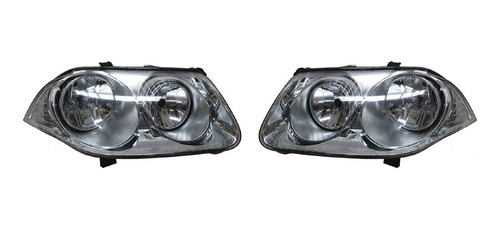 Par Faros Vw Jetta Clasico 2014-2015 Fondo Crom Tyc