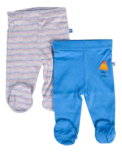 Set 2 Pzas Panty Bebé Niño Multicolor Pillin