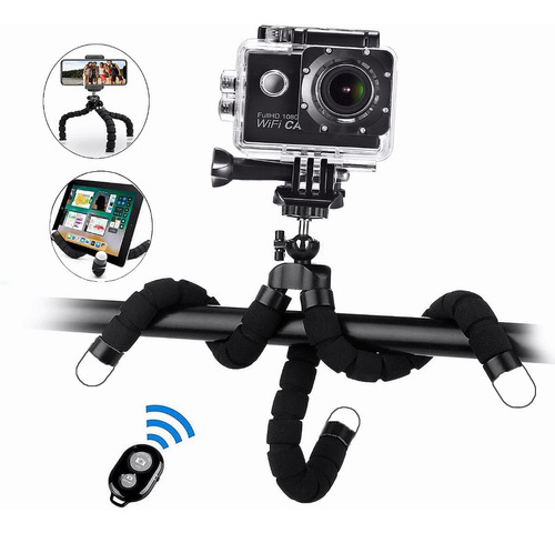 Mini Tripode Flexible Bluetooth Tripode Para Telefono/gopro