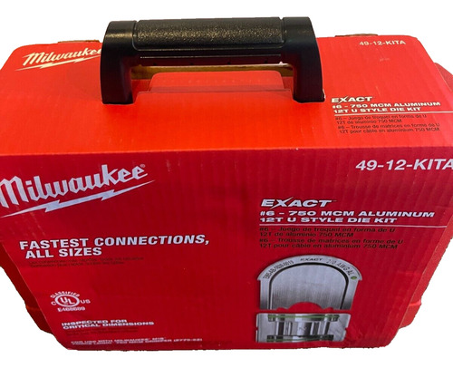 Milwaukee 49-12-kita Jgo De Dados De Aluminio En U #6-750mcm