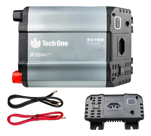 Inversor De Voltagem 200w 12v - 220v Marca Tech One