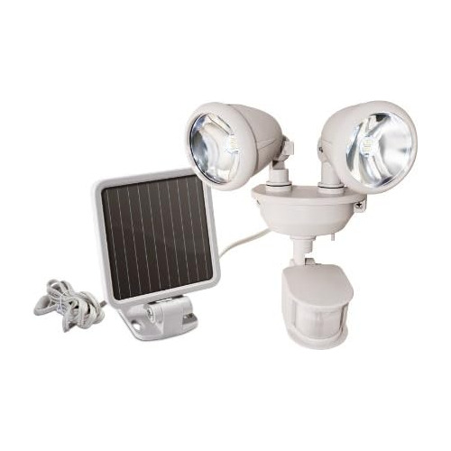 Luz De Seguridad Led Solar De Doble Cabezal De Maxsa 44...