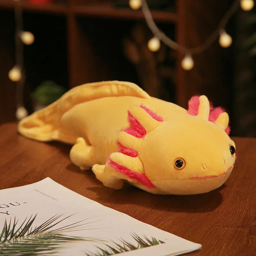 Colorido Juguete De Peluche Axolotl Que Simula Ambystoma