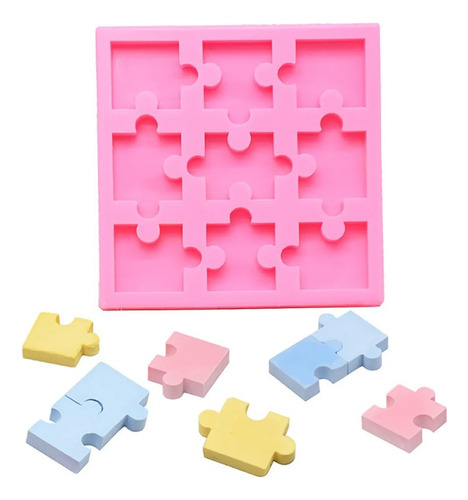 Molde De Cocina De Bricolaje Con Forma De Rompecabezas De Si