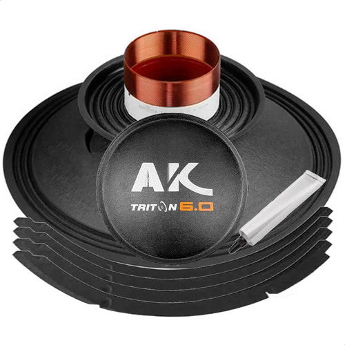 Kit Reparo Falante Triton Ak 6.0 Cse 15 Pol 4 Ohms Original