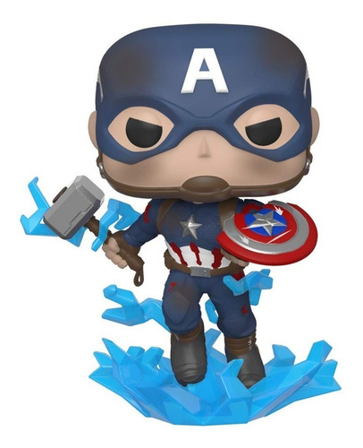 Funko Pop! Endgame Captain America W Broken Shield & Mjoinir