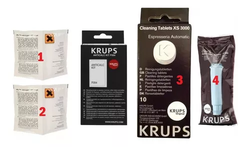 25 Pastillas de Limpieza 2g Tabletas Lata para Krups Cafeteras