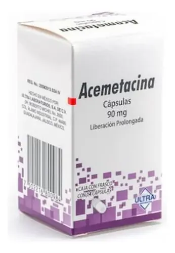 Acemetacina Cápsula 90 Mg, 14 Cápsulas | MercadoLibre