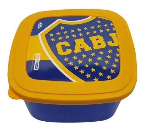 Recipiente Caja Infantil Sandwichera Boca Juniors Xeneize 