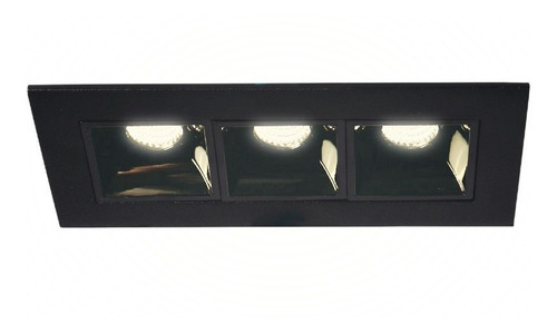 Imagen 1 de 5 de Lámpara Mini Cardan Led, Negro, 7w, Incrustar Interior