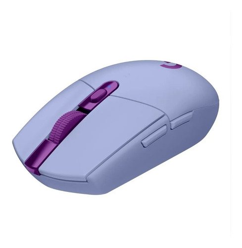 Mouse gamer de juego inalámbrico Logitech Serie G Lightspeed G305 lila