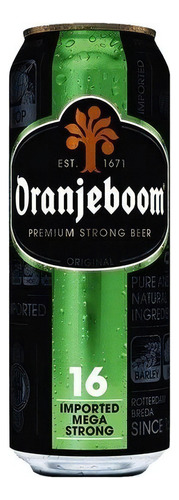 Cerveza Oranjeboom 500ml Lata 16% Mega Strong