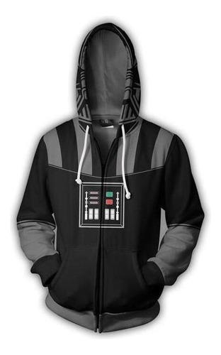 Sudadera Star Wars 9 Kylo Ren Hombre Negras Chamarra Disfraz