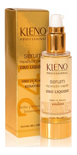 Serum Oro Liquido Egyptian Gold Kleno 24k Keratina X 50cc 