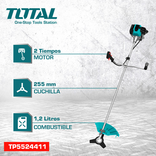 Imagen 5 de 12 de Desmalezadora Naftera 1,4kw 2,2hp Total