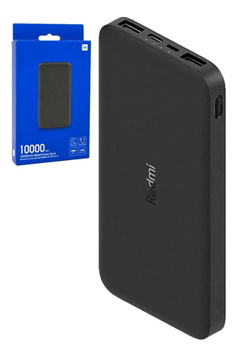 Carregador Xiaomi Redmi Power Bank 10000mah Original