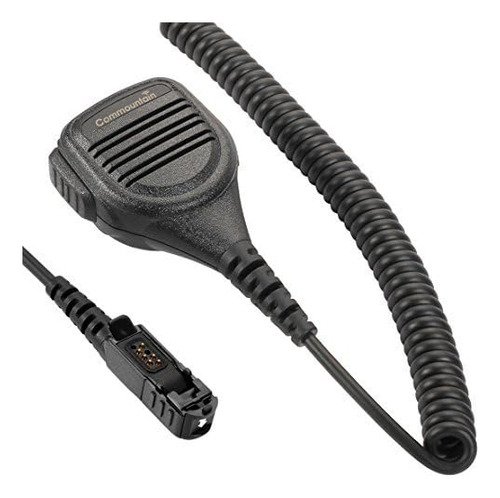 Microfono De Altavoz Con Cable Reforzado Para Radios Motoro