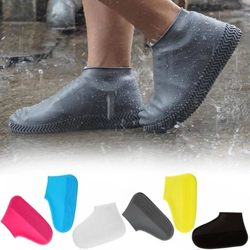 Zapatones Silicona Cubre Calzado Protecc Sanitario Lluvia