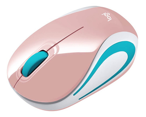 Mouse Logitech M187 Mini Wireless Refresh Rosado 910-005364