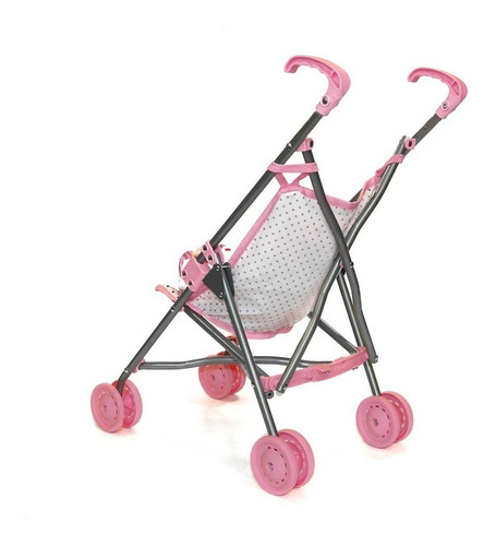 Imagen 4 de 7 de Cochecito Paraguita Metal Muñeca Paseo 1º Calidad Cuby T125c