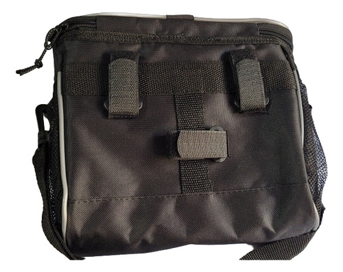 Morral/alforja Delantera Para Manubrio De Bicicleta Negro