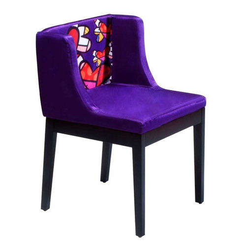 Cadeira Romero Britto Madem Roxo