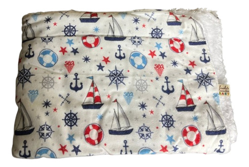 Manta Bebe Infantil + Almohada Cobija Suave Bebe Diseños