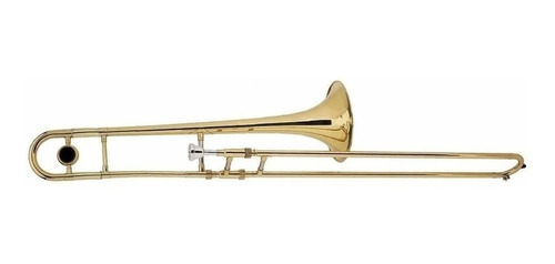 Trombón A Vara Tenor Bb Knight Laqueado C/estuche Madera