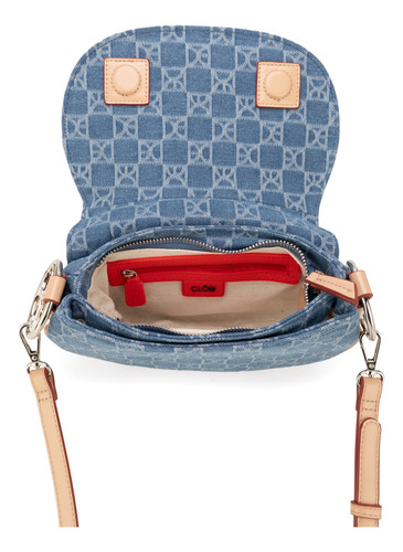 Bolsa Lady Bag Cloe Aslangi Chico Color Azul