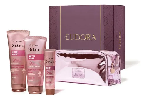 Presente Nutri Rosé 3 Itens + Nécessaire Eudora