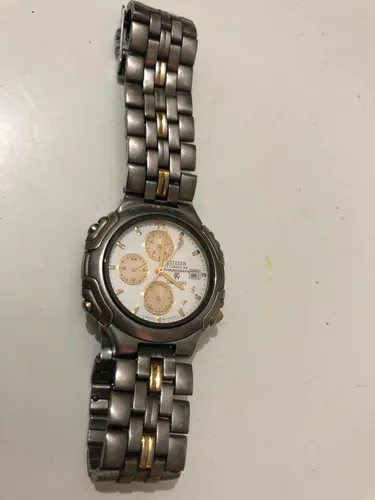 Citizen titanium chronograph sapphire 6870 hotsell