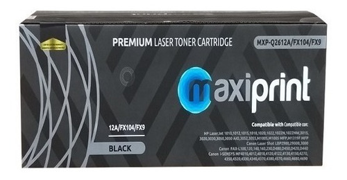 Toner Maxiprint Compatible Hp 12a Negro (q2612a)